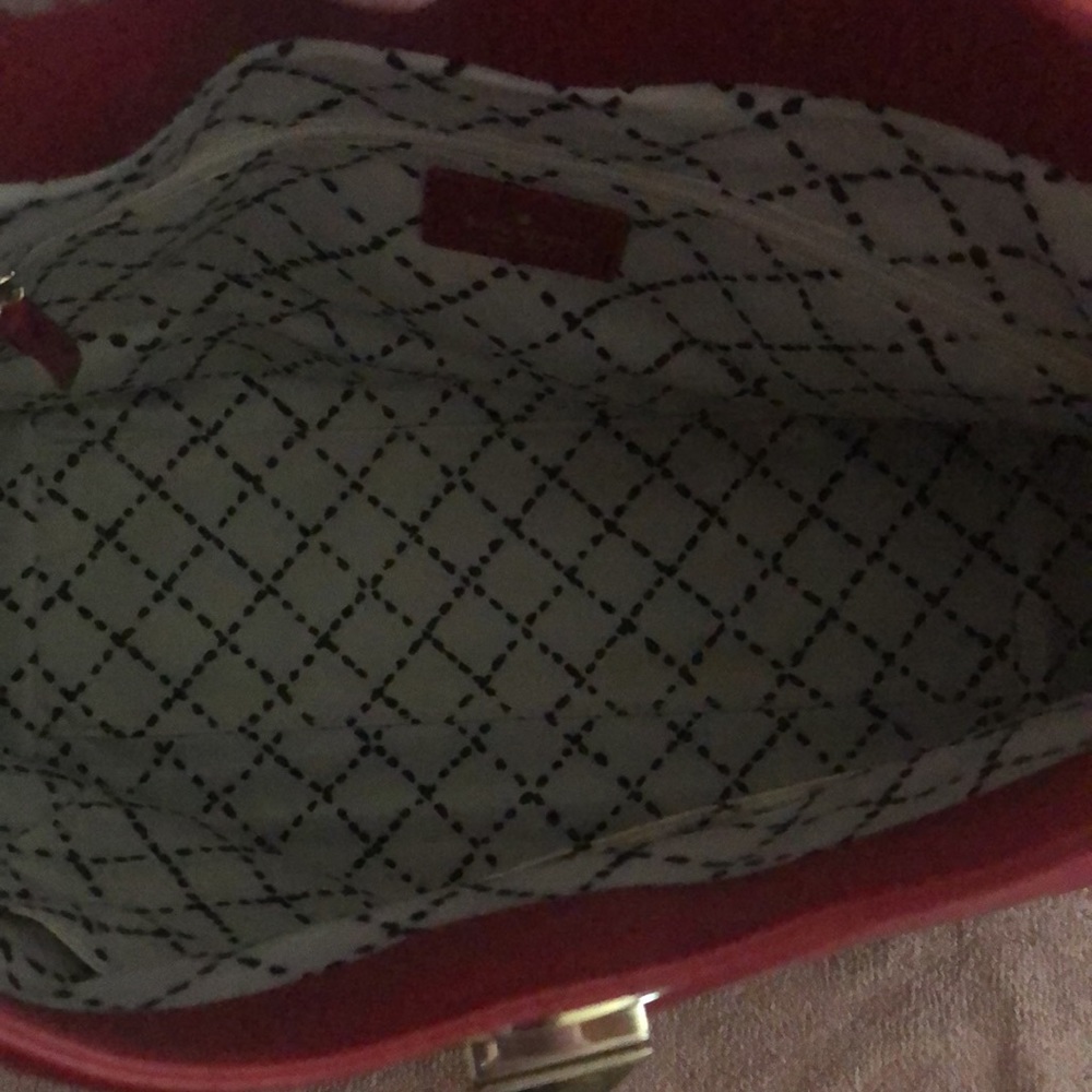 Kate Spade Beautiful Red Leather Bag - Picture 3 of 8